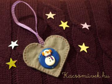 Hóemberke karácsonyfadísz