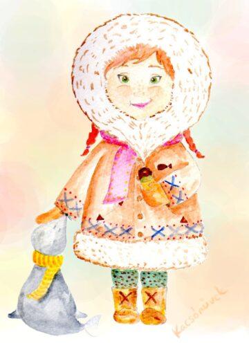 Eszkimóka fóka mókával